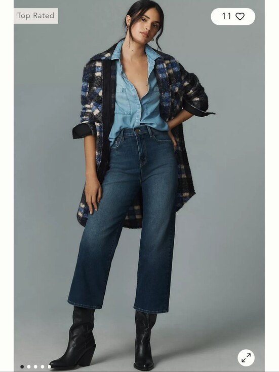 Modern American Denim - Savannah High Rise Wide Leg Jeans